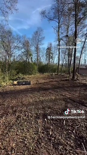 Clearing large land projects doesn’t have to be complicated. 🌳🚜 Rent the right equipment from 3 Acres Equipment Rentals and get the job done faster, cleaner, and more efficiently. Ready to break ground?
