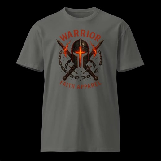 Warrior Faith Apparel | Christian T-Shirt | Armor of God | Helmet of Salvation | Spiritual Warfare Clothing | Faith Over Fear | Christian Streetwear | Bold Faith Apparel | Jesus Warrior | Cross Shirt | Men’s Christian Apparel | Unisex Faith Tee | Broken Chains | Set Free in Christ | Christian Graphic Tee | Faith Based Clothing Brand | Kingdom Apparel | Ephesians 6:11 | Put On The Full Armor | Overcomer Shirt | Fire of the Holy Spirit | Religious Gifts for Men | Christian Gifts | Faith Lifestyle 