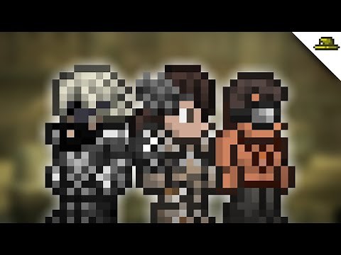METAL GEAR RISING | TERRARIA CUSTOM CHARACTERS | VANITY SETS ( Raiden, Armstrong, Jetstream Sam)