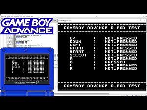 Writing a Simple D-PAD Test ROM for Game Boy Advance using C Programming Language (DevKitAdv)