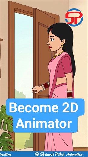 Learn 2D Animation in Adobe Animate CC | Make Cartoon Videos Step by Step #shorts #trending #viral