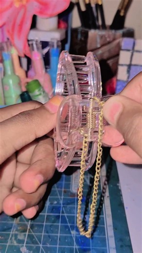 🌷Let's make over this hair clip 🌷#trending #diy#aestheic #viral#craft#humairavlog #viraltrend#fypシ