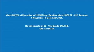 24 reactions | #5h3wx #zanzibar #DX #news #video #amateurradio #dxnews #dxing #hamradio | DX News | Facebook