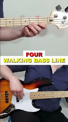 "Four" (part 2) 🎺 Walking Bass Line🎻🎵😎 #jazzbass #walkingbass #milesdavis