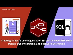 Creating a Secure User Registration System in Node-RED Form Design,SQL Integration & Pass Encryption