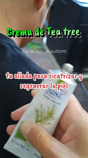 Crema de Tea tree, mi mejor remedio natural para mi familia ❤️‍🩹 #teatree #botiquinnatural #just
