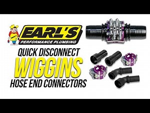 Earl's Quick Disconnect Wiggins Hose End Connectors