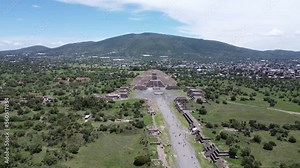 The Pyramid of the Moon is the second-largest pyramid in Mesoamerica, after the Pyramid of the Sun.
