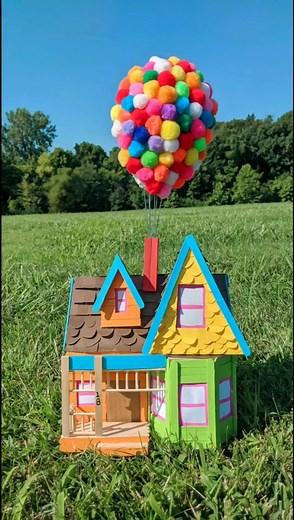 DIY Popsicle Stick Up House Craft for Kids
