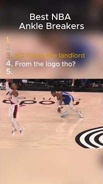 Ranking best NBA ankle breakers