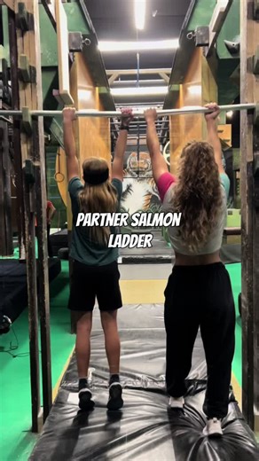 PARTNER CHALLENGE student & coach salmon ladder. come train with us!