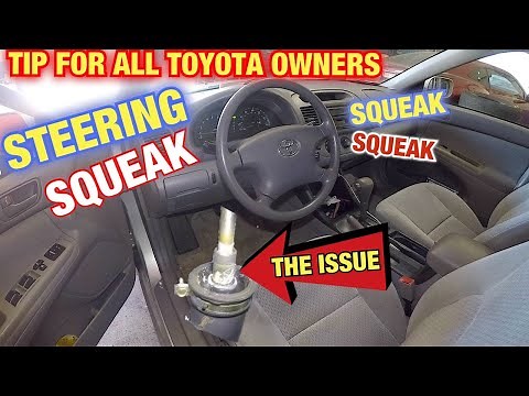 When turning steering wheel it makes squeaking noise Heres a fix