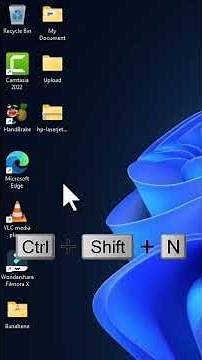How to Create a Folder on the Desktop Interface