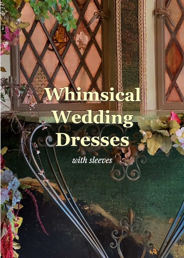 Whimsical Long-Sleeve Wedding Dresses — Ethereal Made-to-Measure Gowns