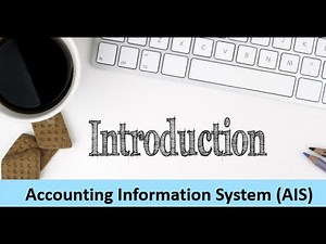 نظم المعلومات المحاسبيه(1)(AIS) -للدكتورعبدالله الزعبي-(1) introduction ((سلسله كامله)