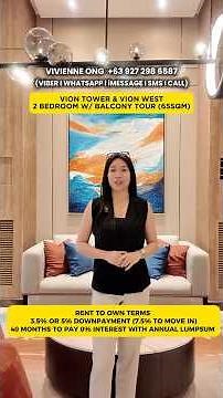 Vion Tower and Vion West Rent to Own Condo in Makati (For Inquiries: Vivienne Ong +63 927 298 6587)