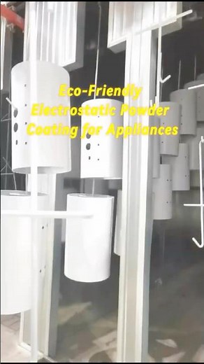 Eco-Friendly Electrostatic Powder Coating for Appliances #fyp #foryou #coating