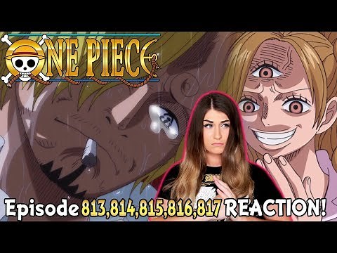 I'M ABOUT TO SMACK PUDDING! One Piece Episode 813, 814, 815, 816, 817 REACTION!