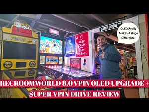 Rec Room World Ultra VP 8.0 4K Virtual Pinball Machine OLED Upgrade | Super VPIN Drive Review!
