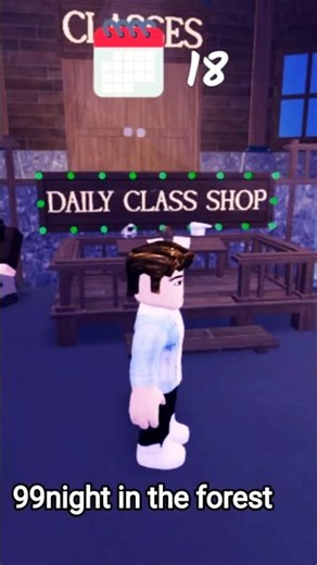create party 99night in the forest Roblox game #brainrot #roblox daily class Shop