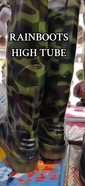 High Tube Rain Boots for Men - Stylish and Functional