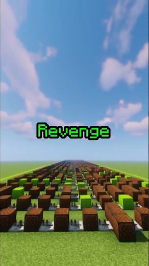 Revenge (Creeper, Aw Man) - Minecraft Note Blocks! 💣🎶 #shorts #noteblock