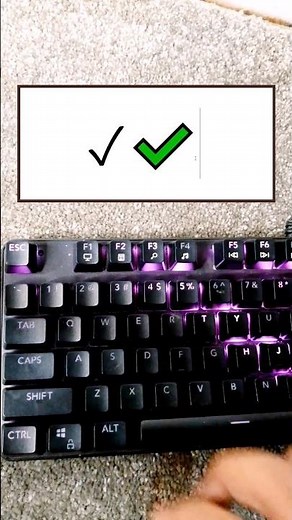 Different Tick marks ✅✔️ emoji shortcuts in MS word