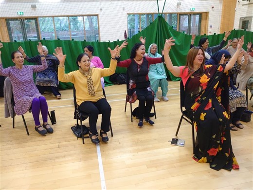Online chair beats classes to help more West Midlands communities get active in spring