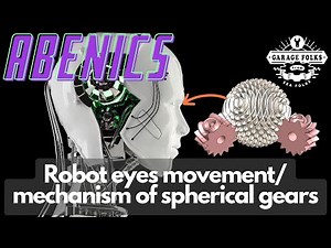 Robot eye's movement/mechanism of spherical gears (ABENICS)