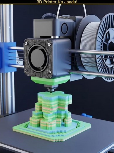 How does 3D Printer Work? #shorts