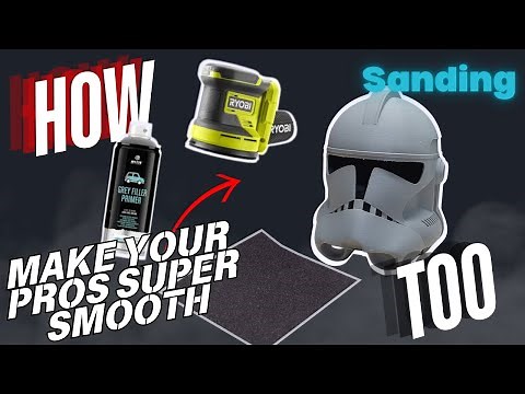 How too sand your 3D prints super smooth