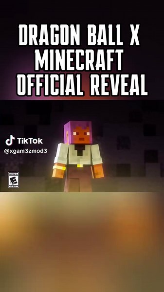 DRAGON BALL x MINECRAFT OFFICIAL REVEAL #gaming #dragonballz #dbz #minecraft