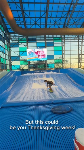 The easiest part of Thanksgiving Week? Fun at Epic Waters!🌊 Epic Waters is open every day of Thanksgiving Week, offering a perfect, stress-free environment where every family member can find something they love.🍕 🌊 Buy Tickets👉 www.epicwatersgp.com | Epic Waters Indoor Waterpark