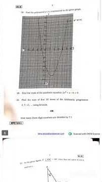 10th State level preparatory exam paper-3 2026 maths question paper most expected questions