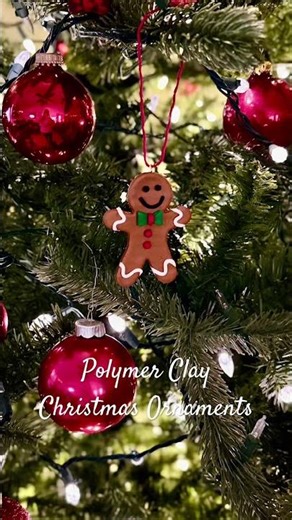 Beginner friendly polymer clay Christmas ornaments #myclayco