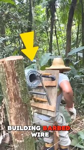 This Barbed Wire Backpack Is a Great Innovation Building a barbed wire fence can be challenging, especially when dedicated machinery isn’t available. To solve this, one person mounted a reel of barbed wire onto a plywood spool and carried it on his back, allowing him to move freely and unroll the wire with ease. #SmartSolutions #DIYInnovation #FarmLife #technology #techtips Credits: @ stockdale_fencing / IG @ swi.fence / TT | Future Tech