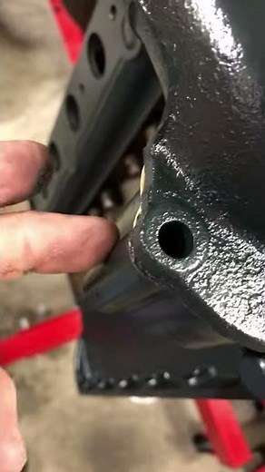 Timing cover alignment.