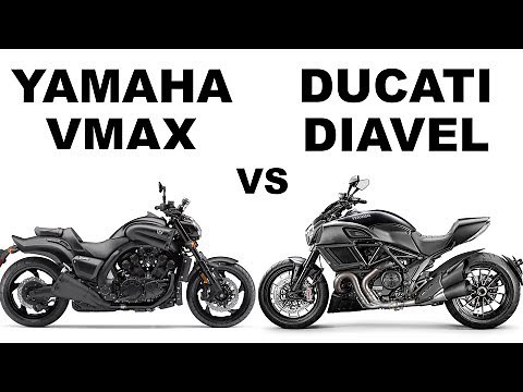 2018 Yamaha V Max vs Ducati Diavel - Competition