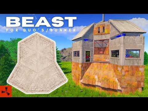 Perfect Duo Base With Bunker in Rust – Meta Base Design (2025)