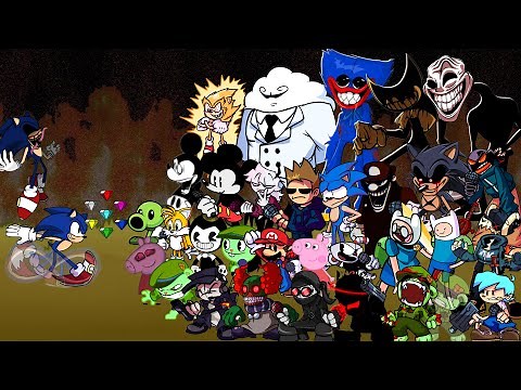 FNF Confronting Yourself - But Everyone Sings It 🎤 (Different Characters Sing It)VS Sonic.EXE