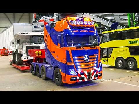 INSANE RC TRUCK, RC MASCHINE, RC TRACTOR COLLECTION!! MASSIVE RC WHEEL LOADER VOLVO, RC DIGGER LESU