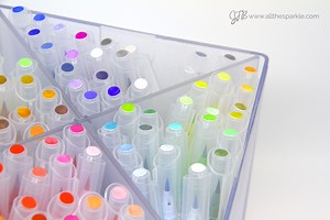 Zig Clean Color Real Brush Swatch Card Download and a revelation! - all the sparkle