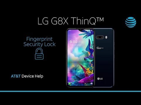 How to Use Fingerprint Security Lock On Your LG G8X ThinQ™ | AT&T Wireless