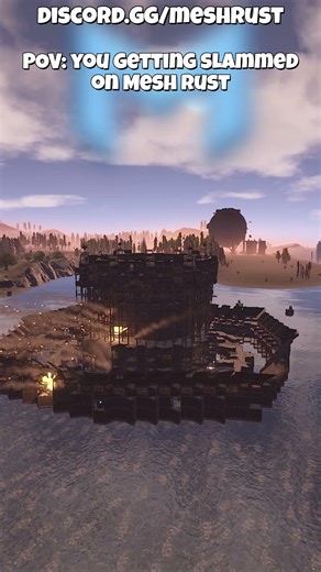 POV: You getting slammed on Mesh Rust #meshrust #rust #rustgame
