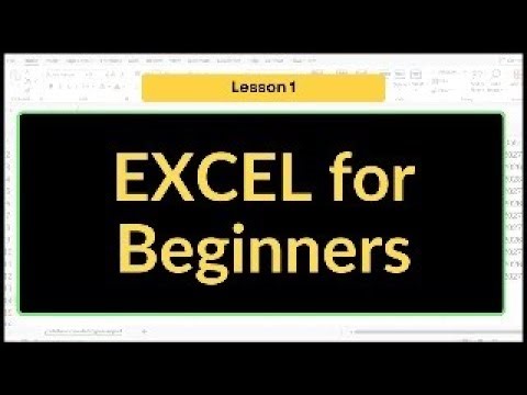 Excel for Absolute Beginners | Live Introduction to Excel (Module 1)