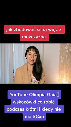 YouTube Olimpia Gaia #kobiecosc #umysl #graniceemocjonalne #granice #czulosc #cytaty_i_nie_tylko #cytatyożyciu #cytatymiłości #cytatyzksiążek #dzikakobieta #samoświadomość #samorealizacja #rozwojkobiet #rozwojduchowy #relacje #radydlakobiet #ustawieniasystemowe #medytacja #joginka #coachingpolska #psychosomatyka