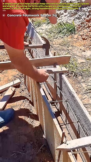 Installing Concrete Formwork Spacers : How This Simple Tool Keeps Forms Perfectly Aligned