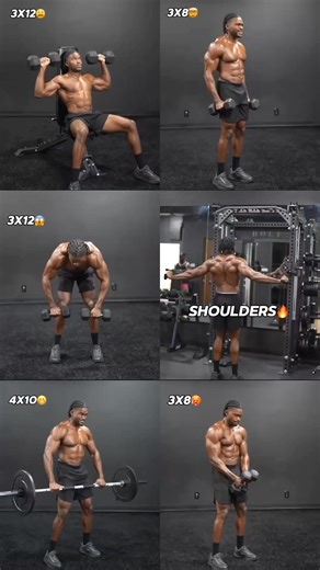 109K views · 1K reactions | Shoulder workout routine  #shoulderworkout #shoulders | Derick Ansah | Facebook