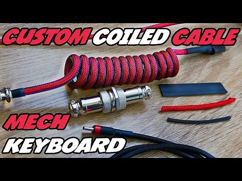 Custom DIY Coiled USB Mechanical Keyboard Cable