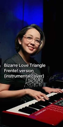 158K views · 5.1K reactions | Bizarre Love Triangle Frente! Version (piano cover) #abbyclutario #abbyclutariomusic #abbyclutariocover #pajamajam #duet #videoke #karaoke #piano #coversong #fyp #fypシ゚ #abbyclutariomusicmoment #instrumental | Abby Clutario Music | Facebook